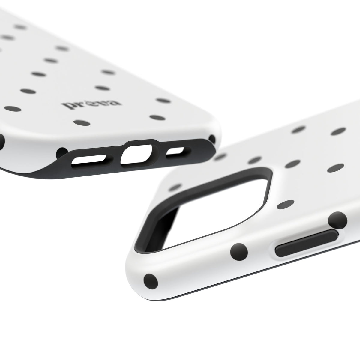 B&W polka dots Phone Case