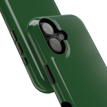 Impact-Resistant Phone Case — Forest Green Slim Armor