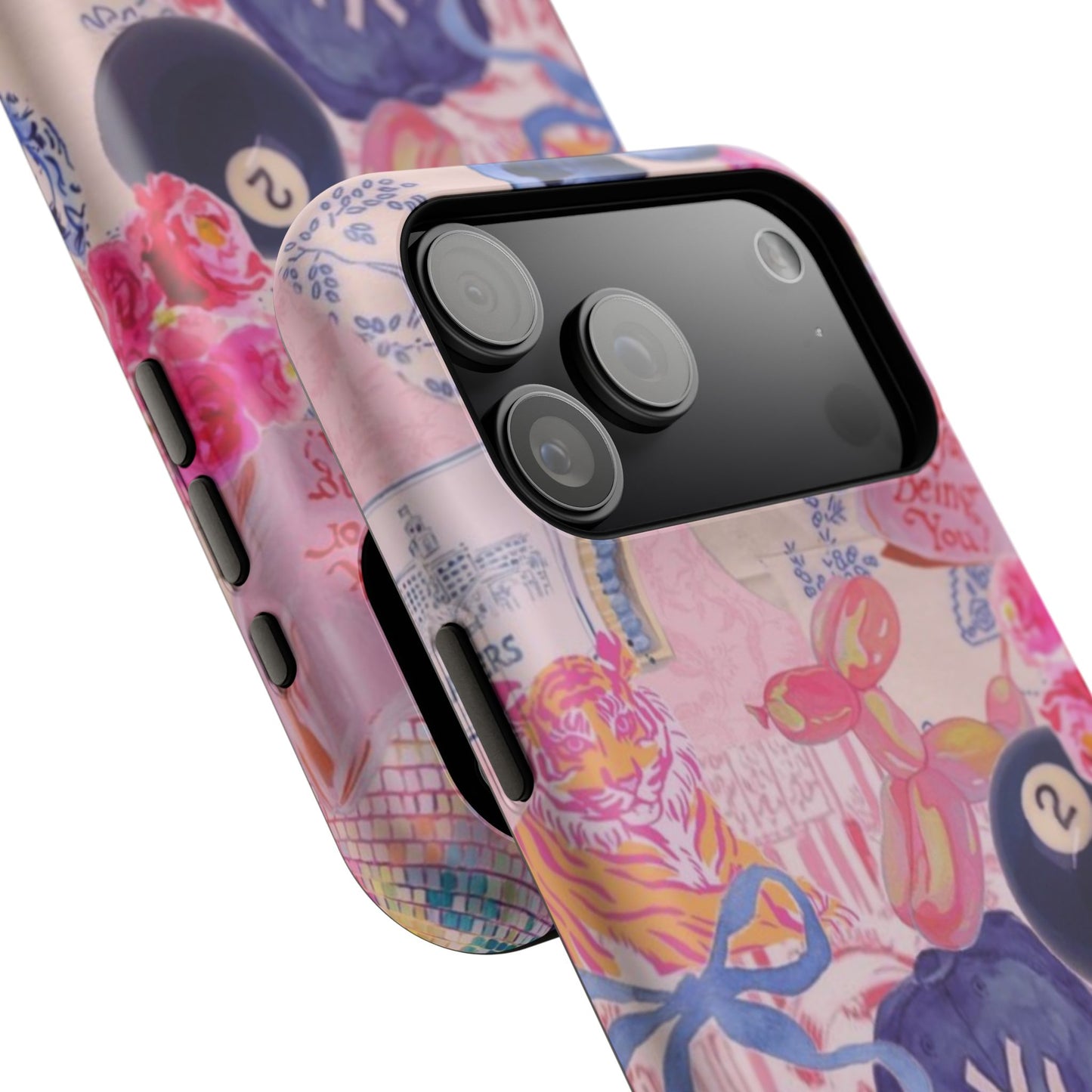 Retro 8 Ball Collage Phone Case