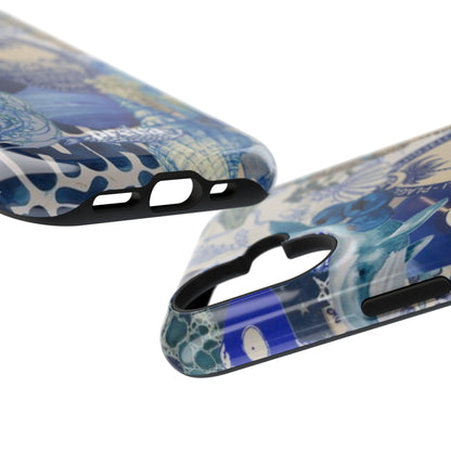 Blue Night Collage Phone Case