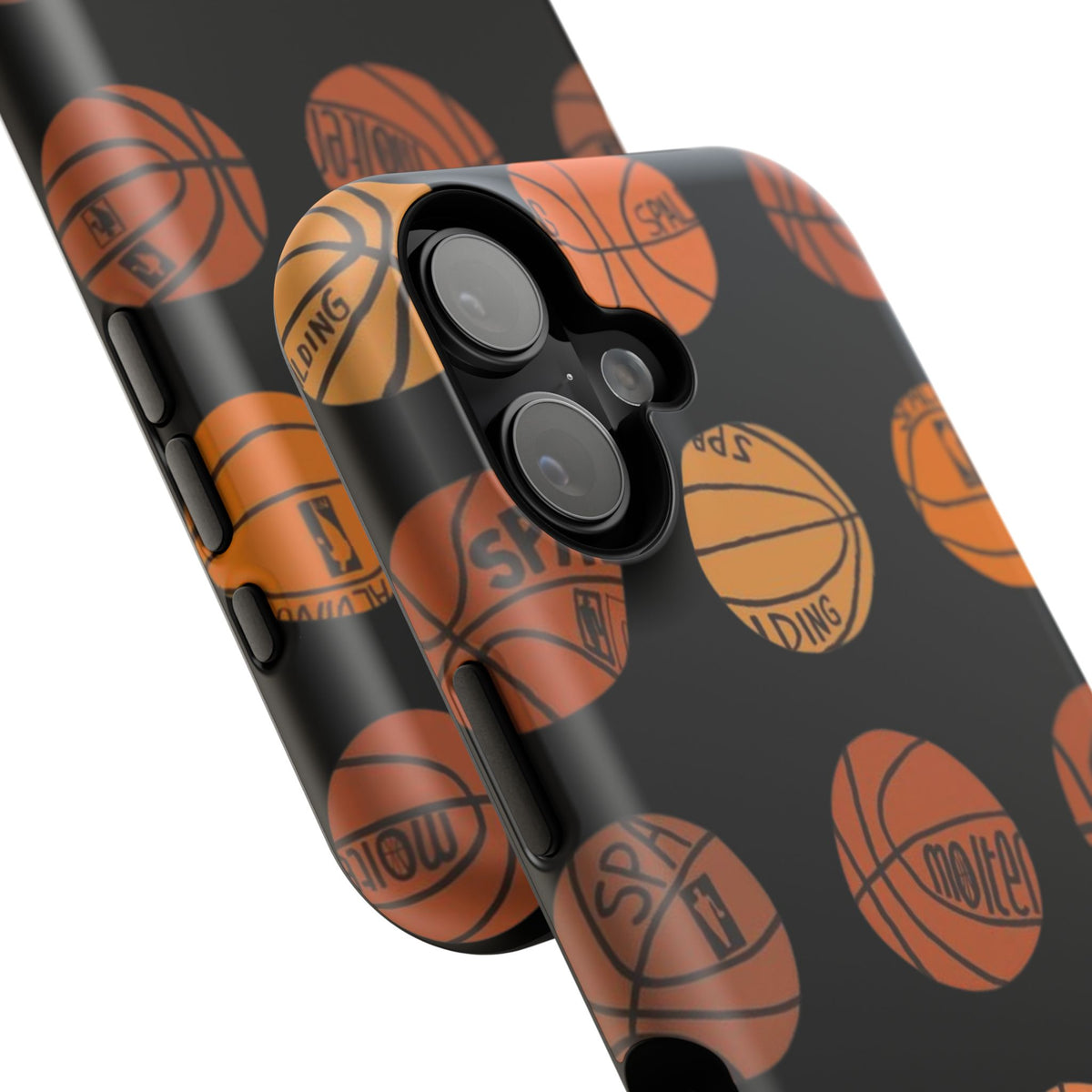 Black Basketball Phone Case
