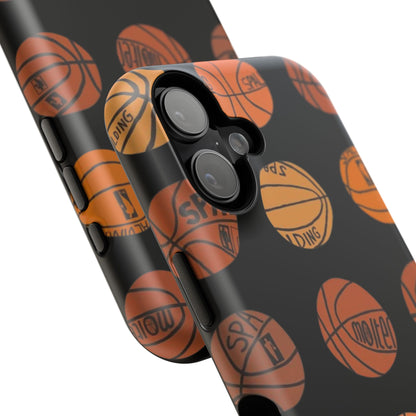 Black Basketball Phone Case