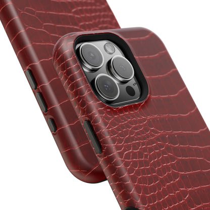 Red Croc Phone Case