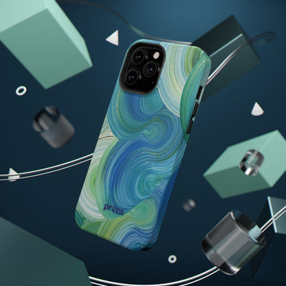 Swirling Ocean Impact-Resistant Phone Case