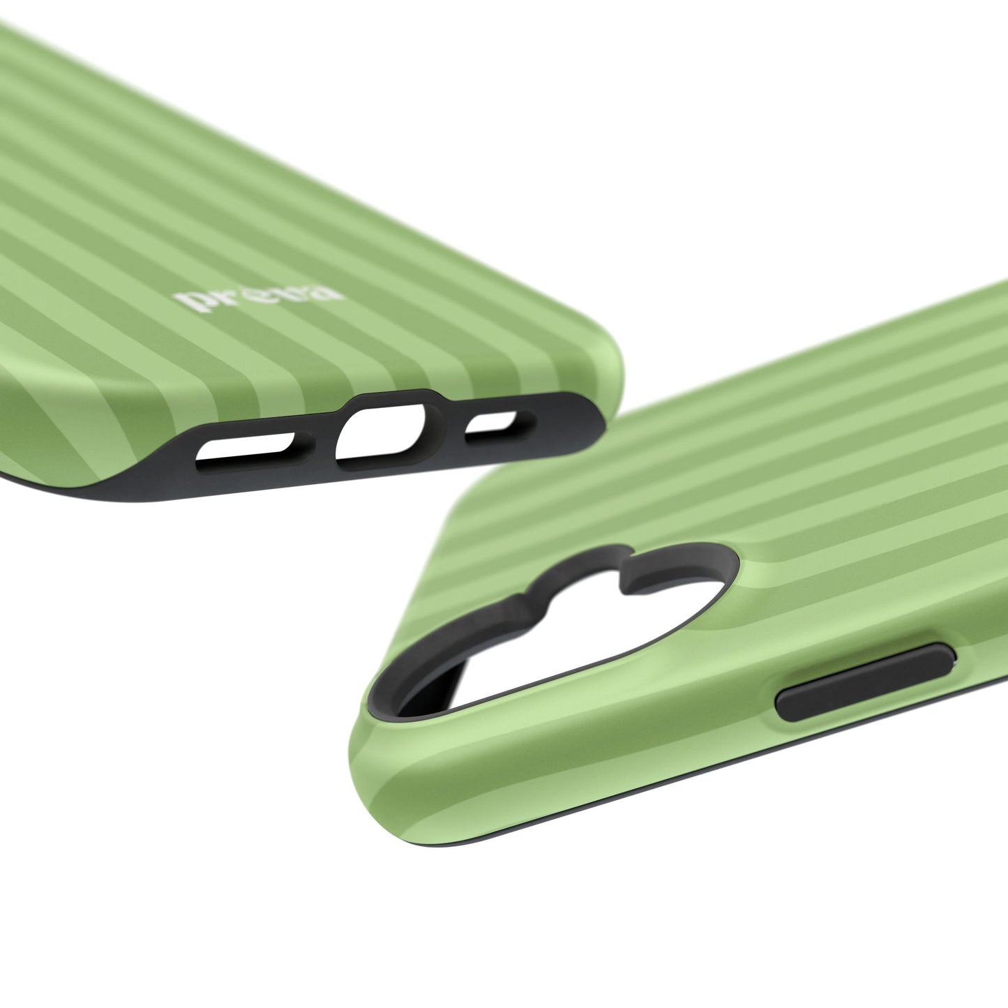 Light Green Stripes Phone Case