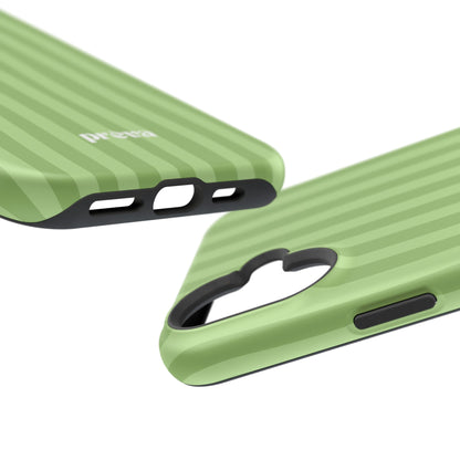 Light Green Stripes Phone Case