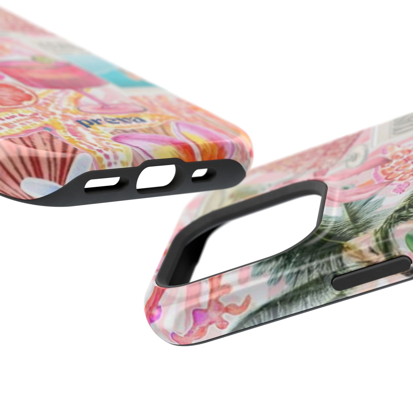 Pink Cocktail Collage Phone Case