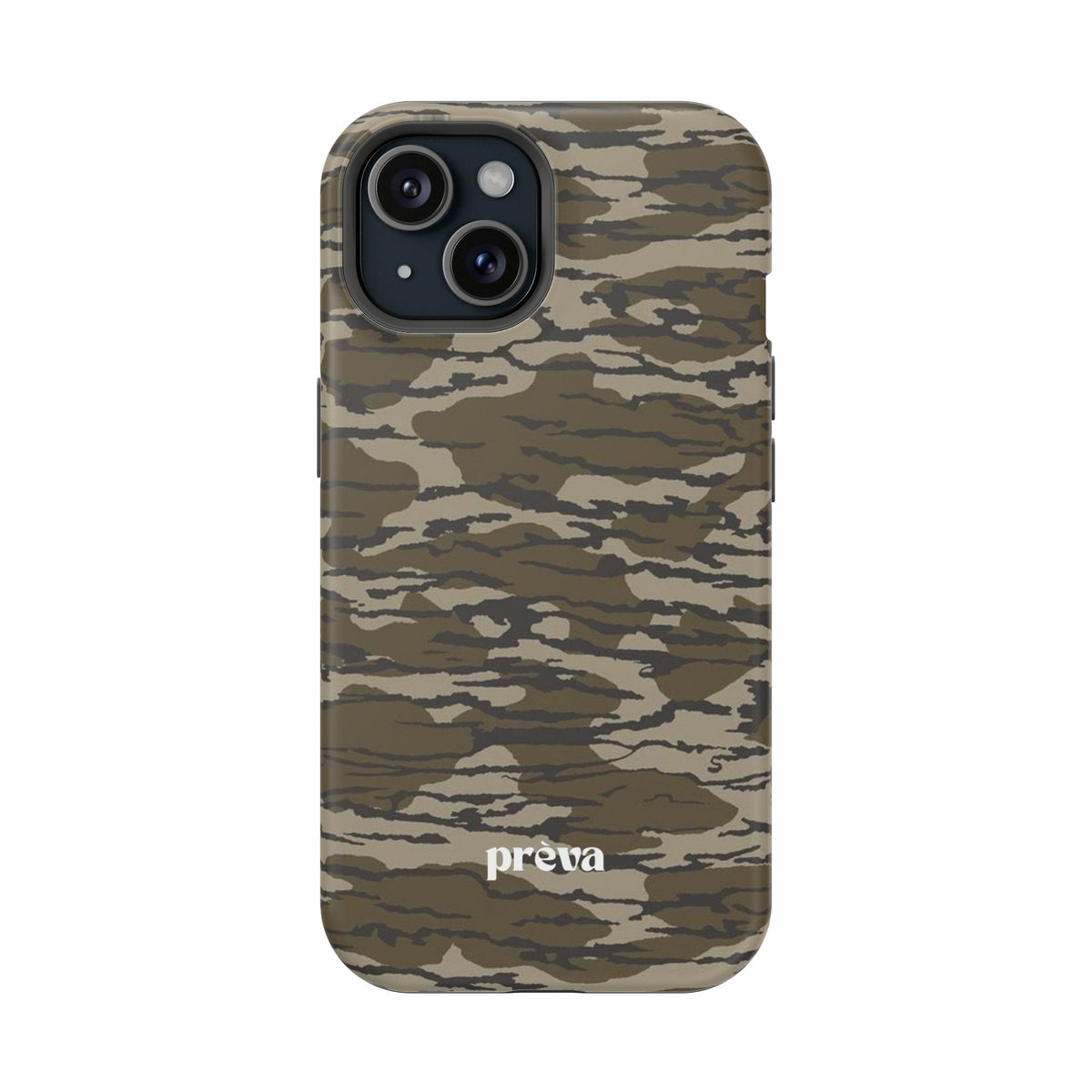 Camo Impact-Resistant Phone Case — Military Green Rugged Protection