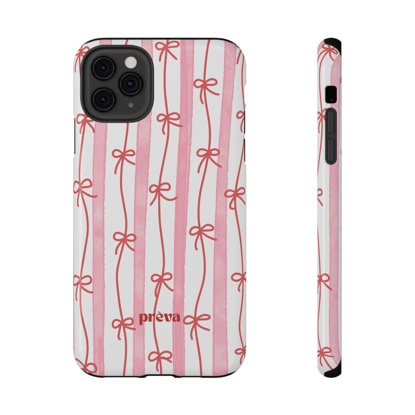 Pink Bow Chain Phone Case
