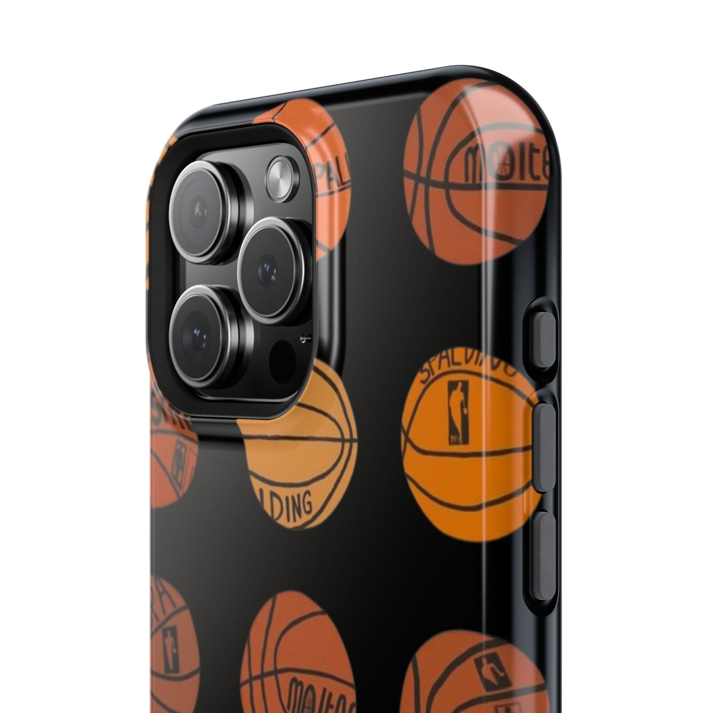 Black Basketball Phone Case