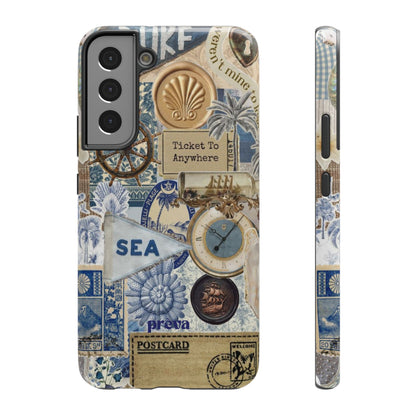 Neutral Travel Collage Phone Case