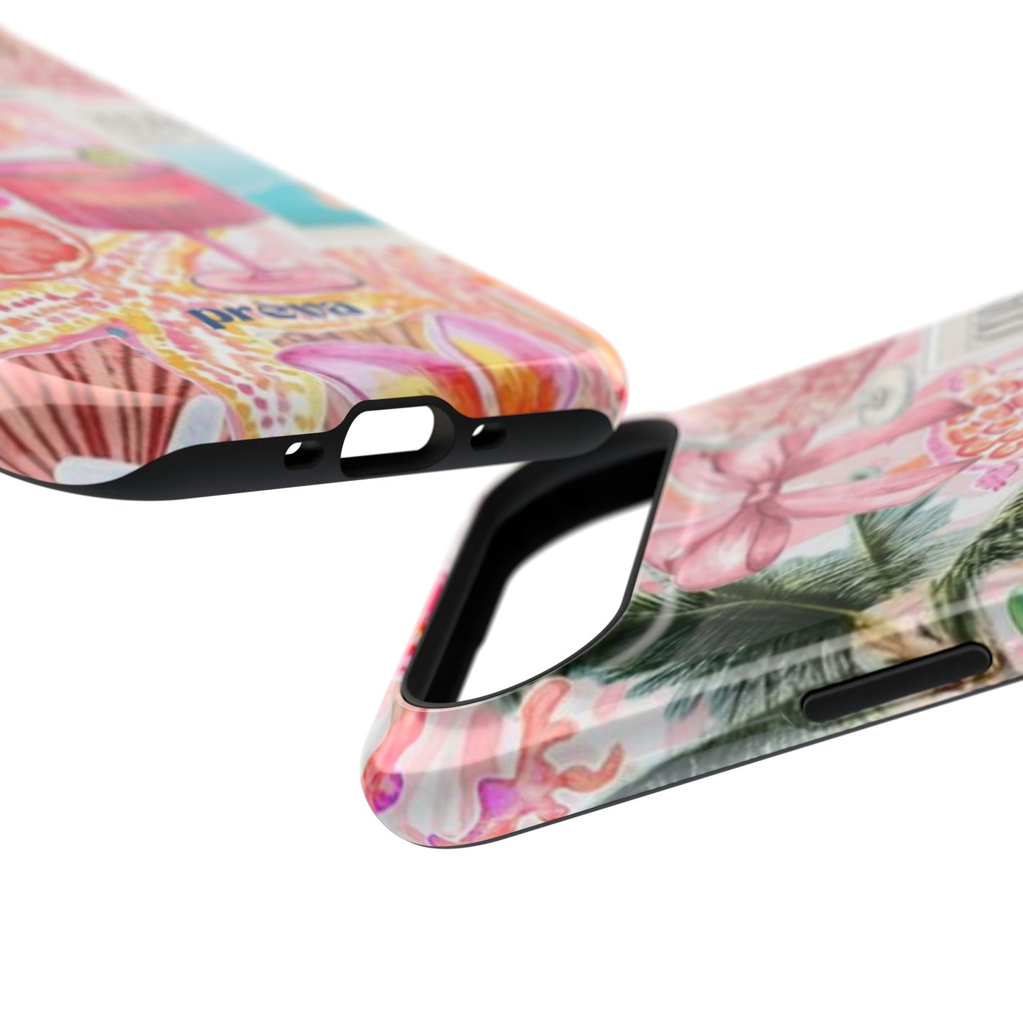 Pink Cocktail Collage Phone Case