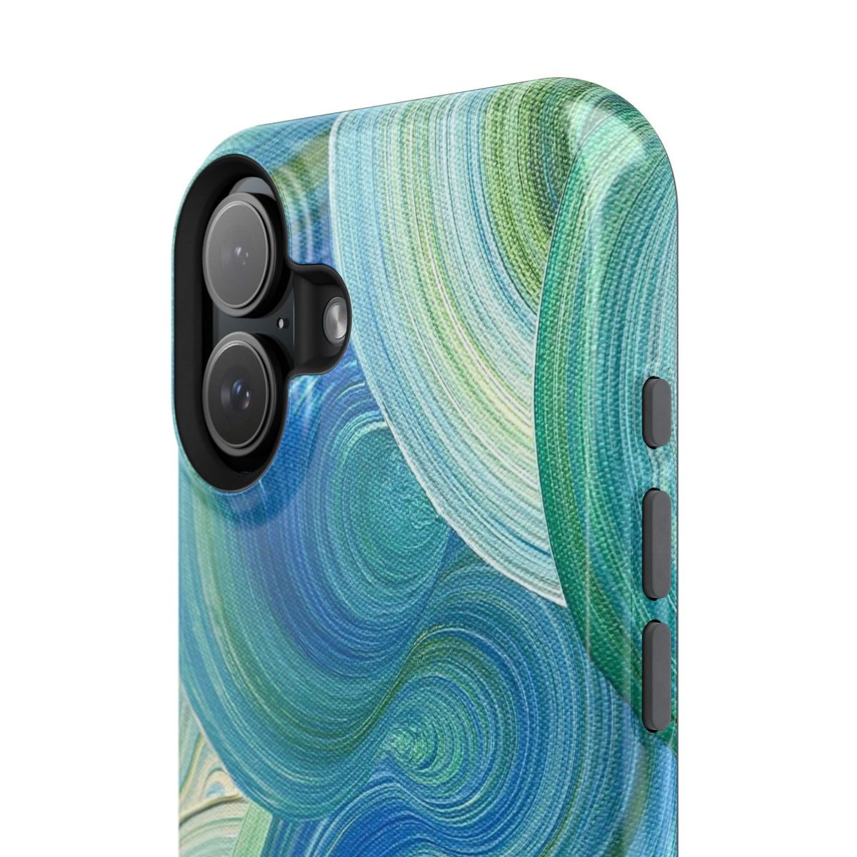 Swirling Ocean Impact-Resistant Phone Case