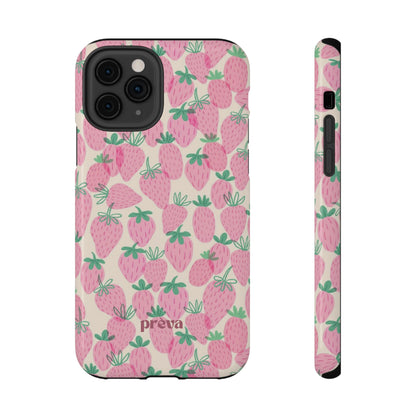 Pink Strawberry Phone Case