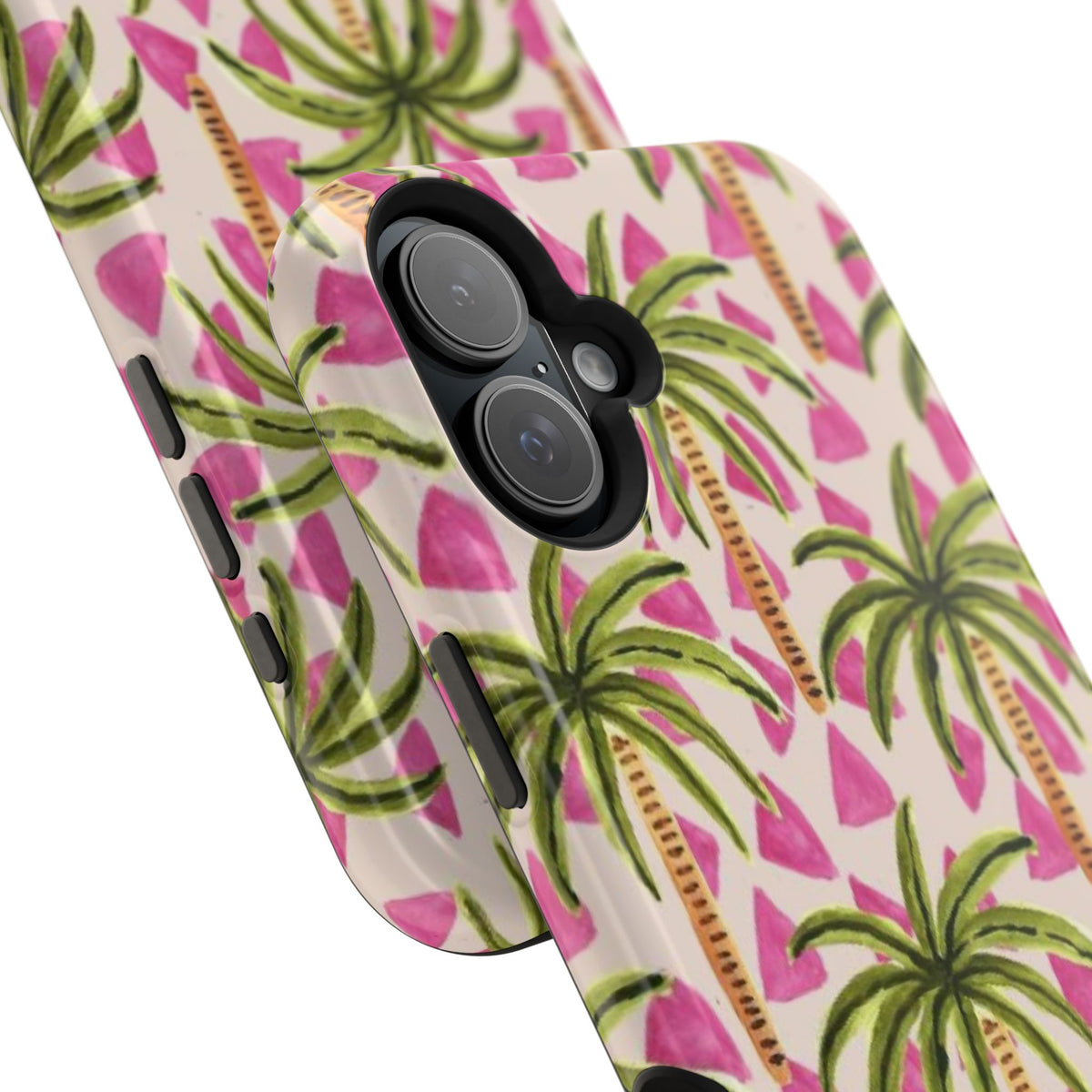 Phone Case — Pink Palm Tree Impact-Resistant Protector