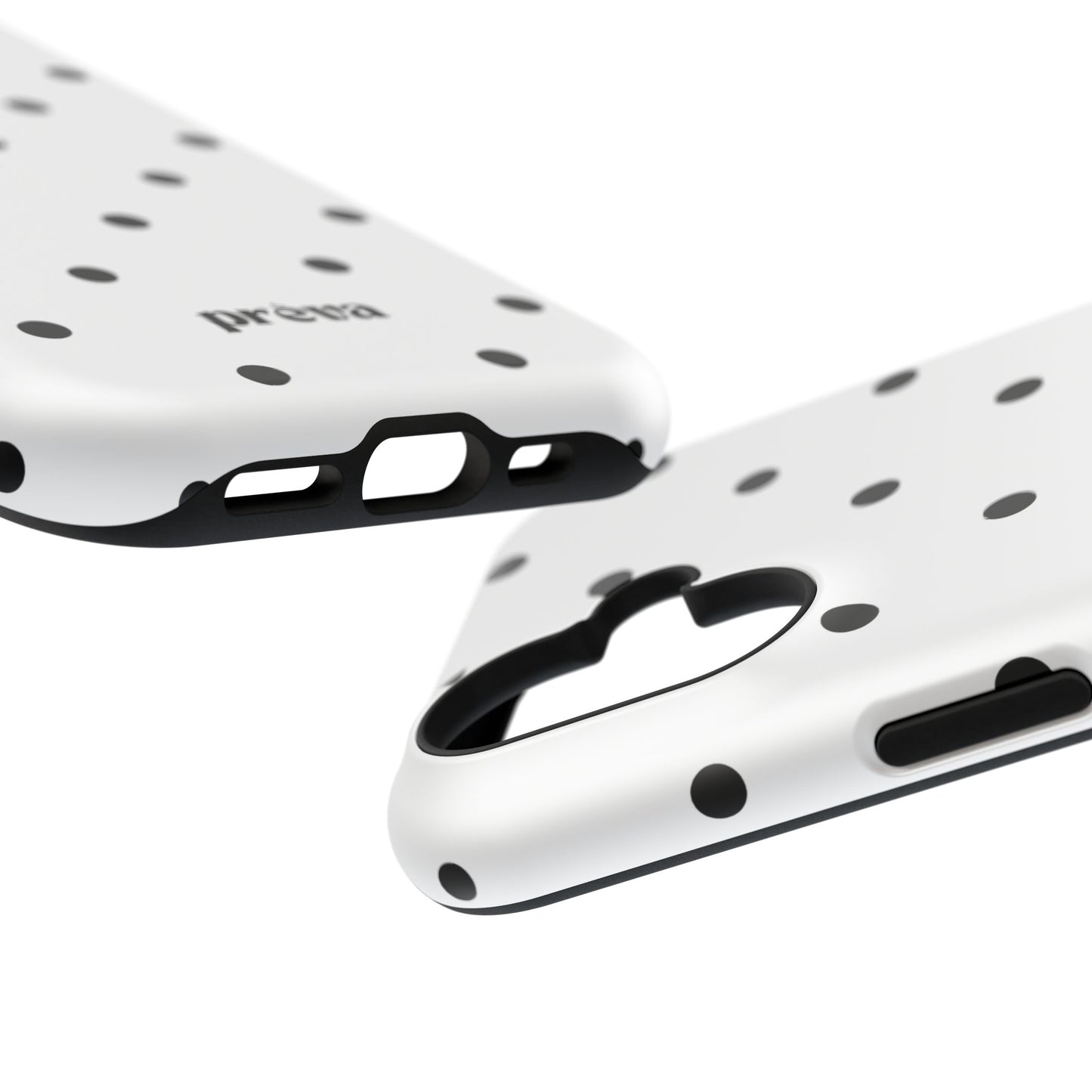 B&W polka dots Phone Case
