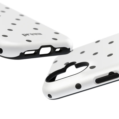 B&W polka dots Phone Case