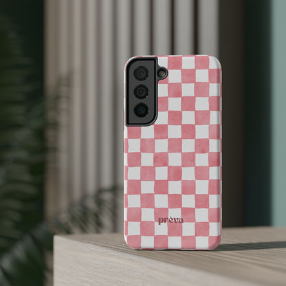 Pink Checkers Phone Case