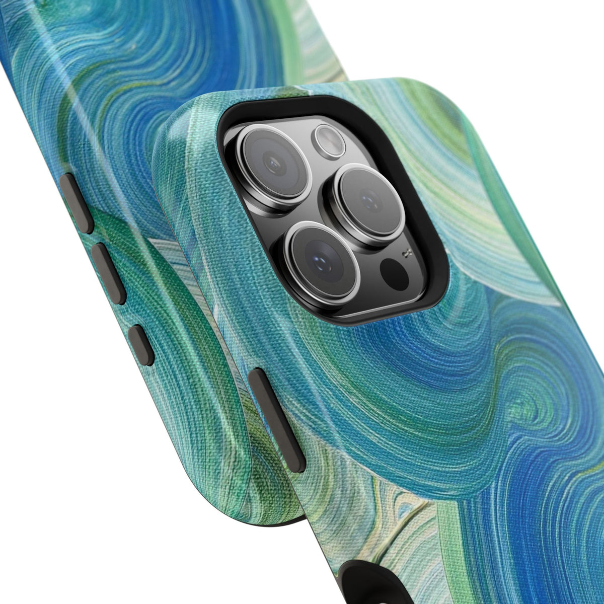 Swirling Ocean Impact-Resistant Phone Case