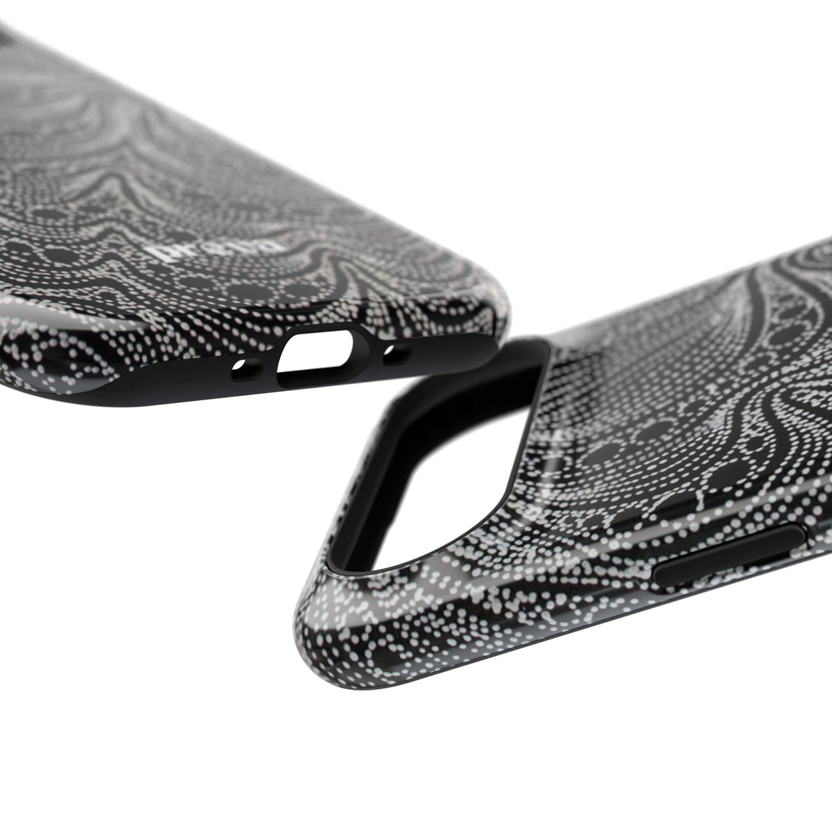 Abstract Midnight Lace Phone Case