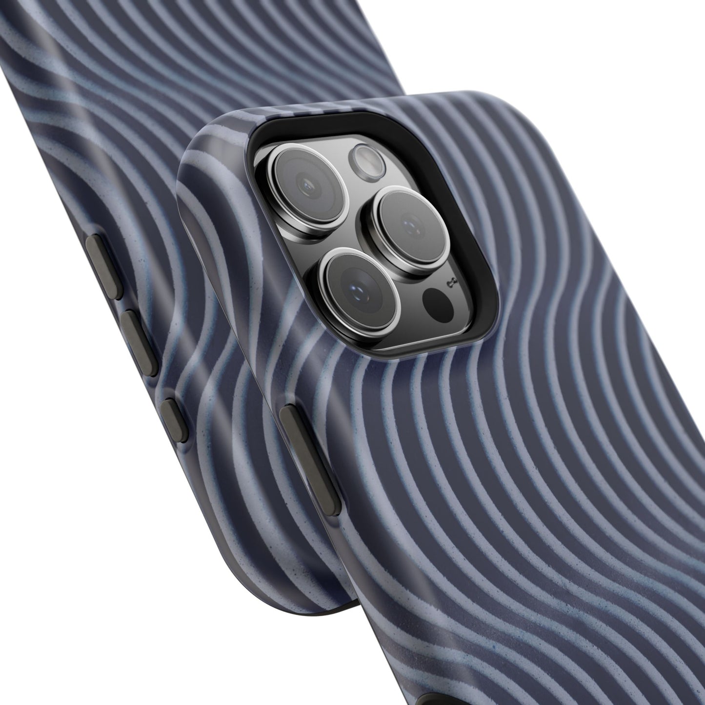 Wavy Navy Phone Case