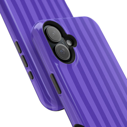 Dark Purple Stripes Phone Case