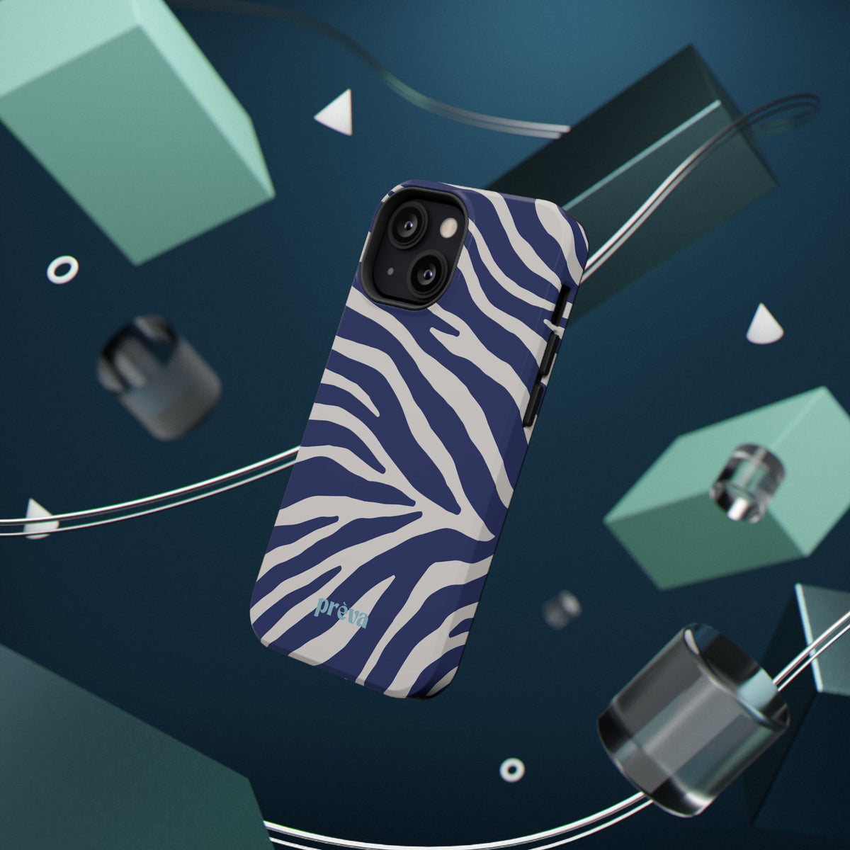 Blue Zebra Phone Case