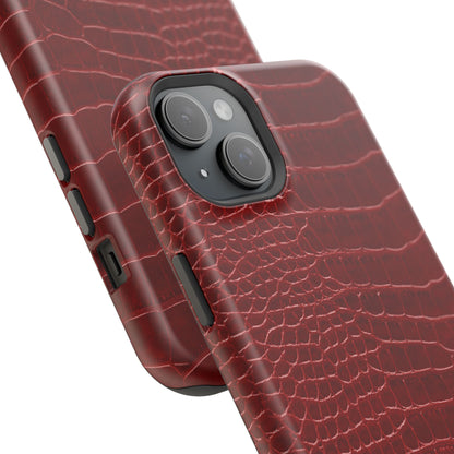 Red Croc Phone Case