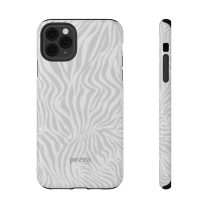 Zebra White Wave Phone Case
