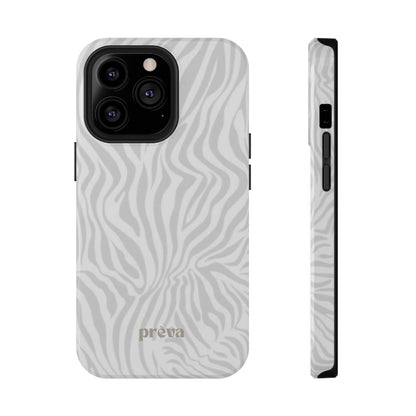 Zebra White Wave Phone Case