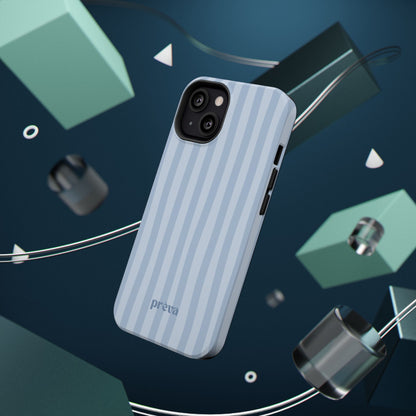 Pastel Blue Stripes Phone Case