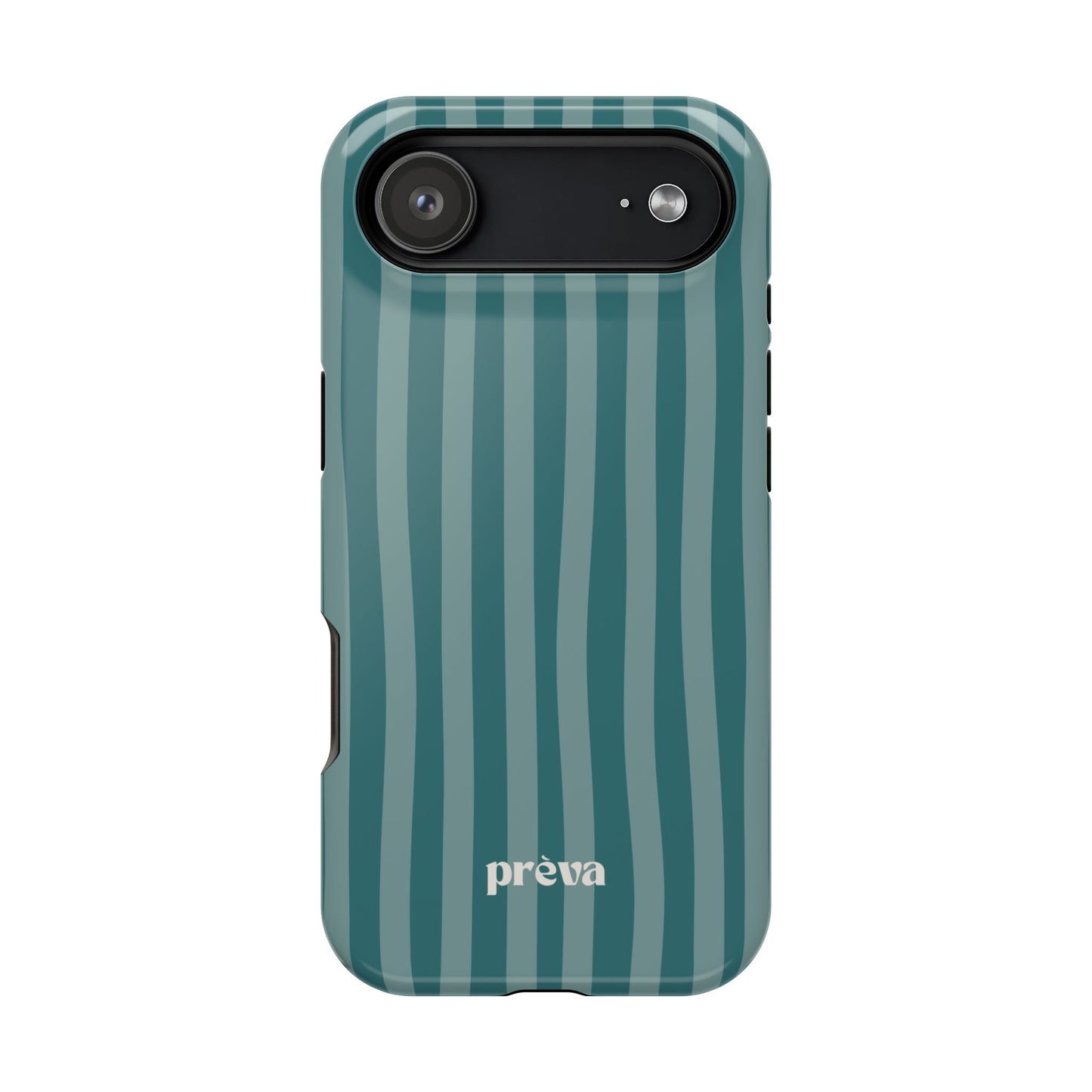 Striped Teal Phone Case