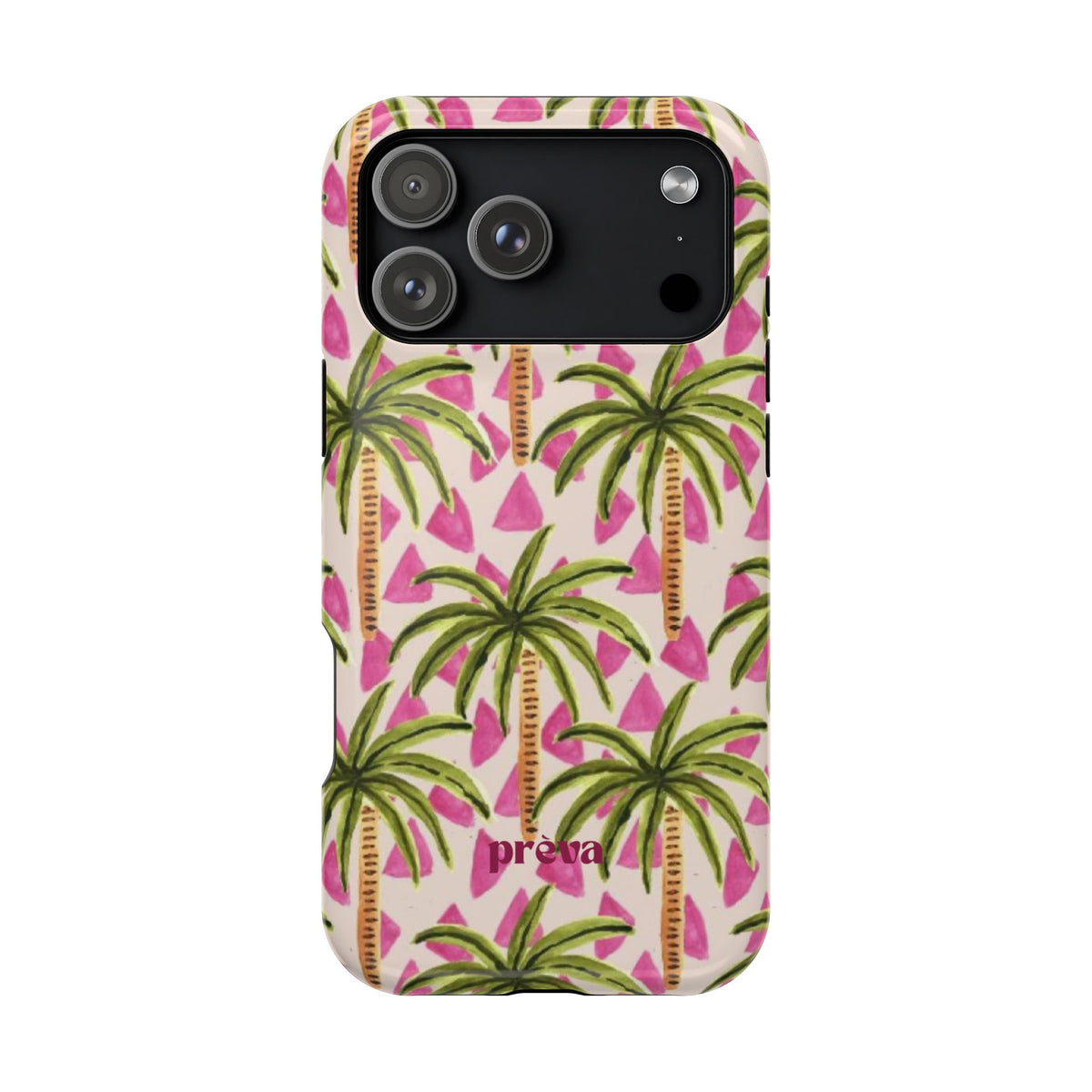 Phone Case — Pink Palm Tree Impact-Resistant Protector