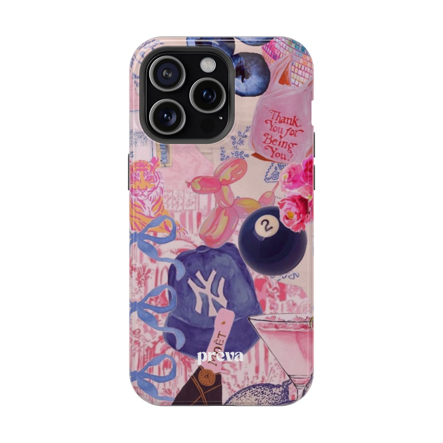 Retro 8 Ball Collage Phone Case