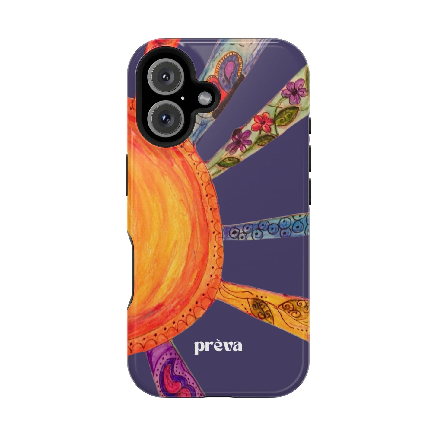 Purple Cancun Sun Phone Case