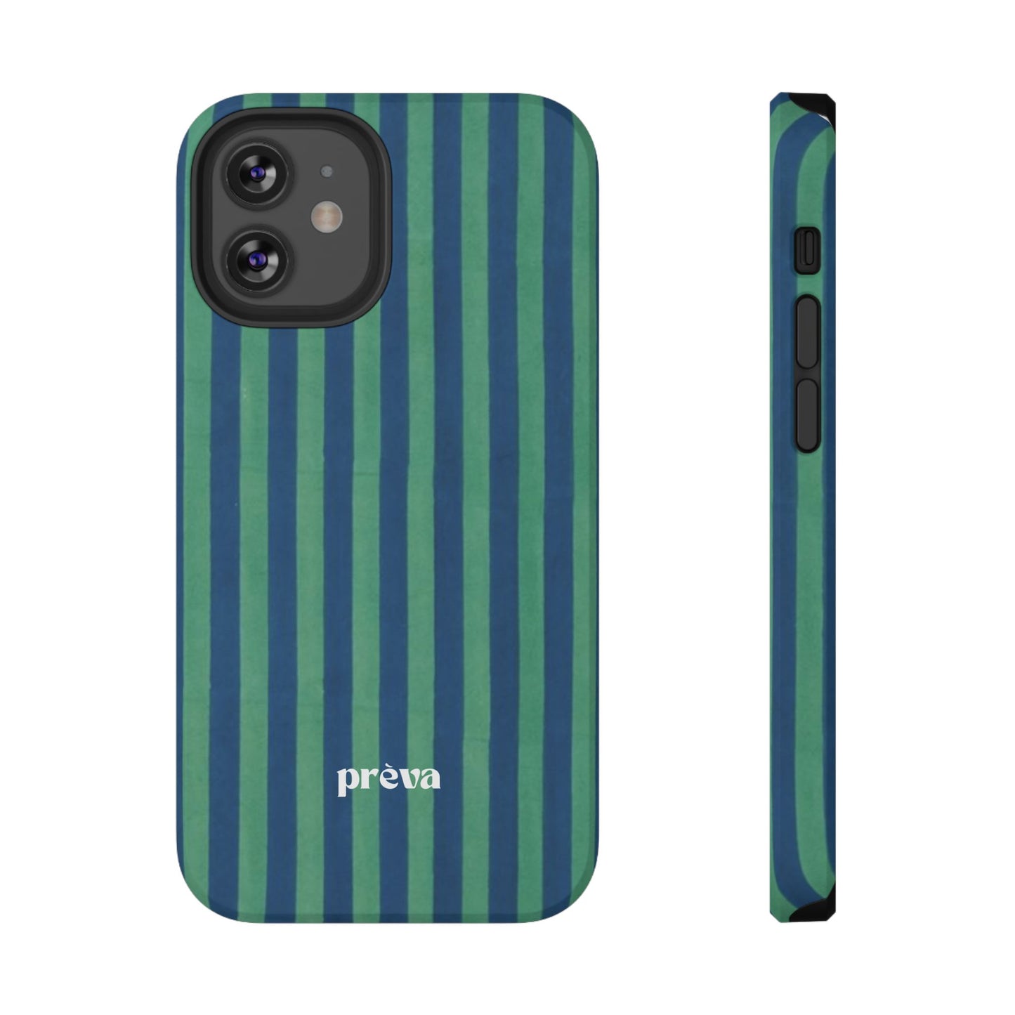 Green & Blue Stripes Phone Case