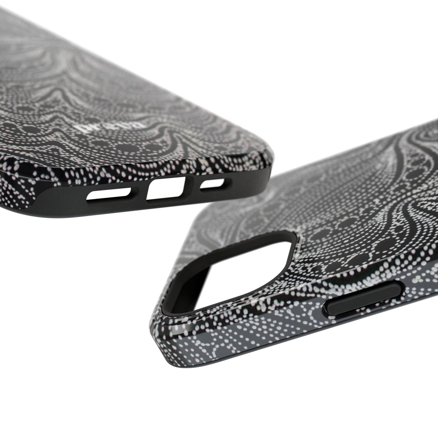 Abstract Midnight Lace Phone Case