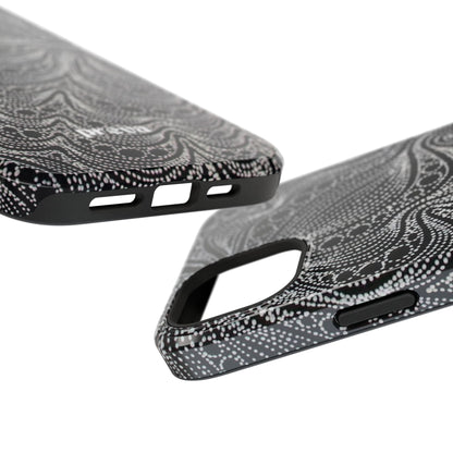 Abstract Midnight Lace Phone Case