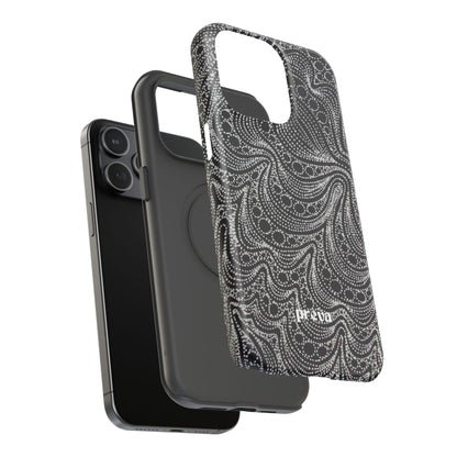 Abstract Midnight Lace Phone Case