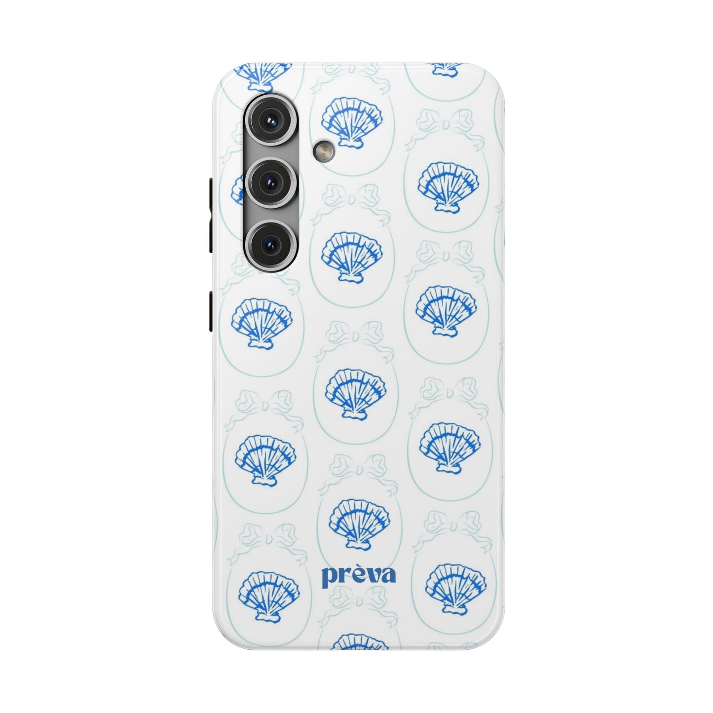 Fancy Teal Shell Phone Case