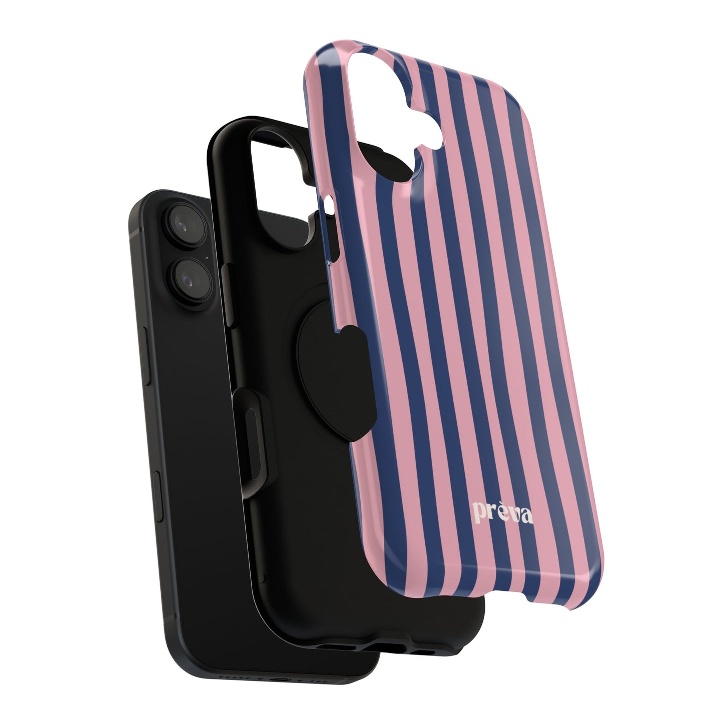 Blue and Pink Stripes Case