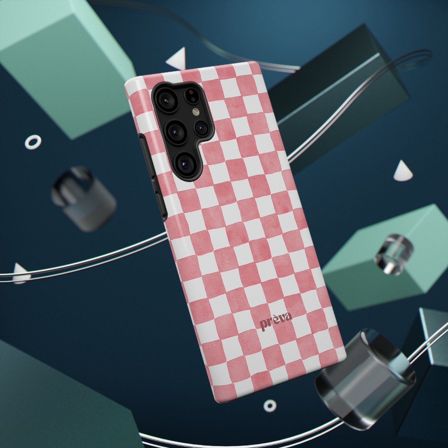 Pink Checkers Phone Case