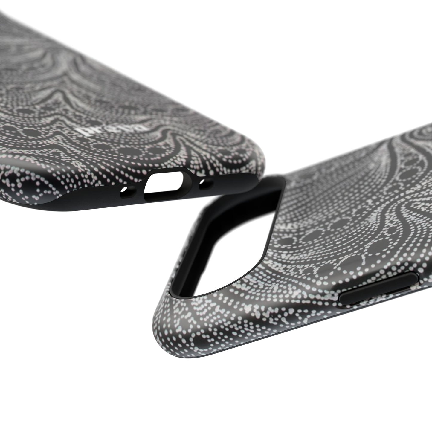 Abstract Midnight Lace Phone Case