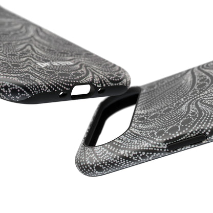 Abstract Midnight Lace Phone Case