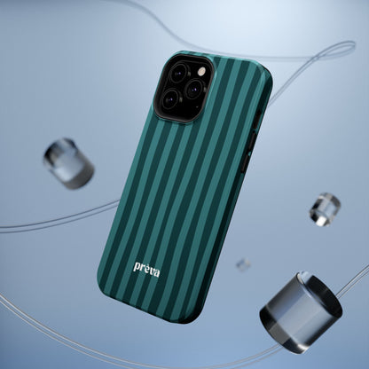Dark Stripes Turquoise Phone Case