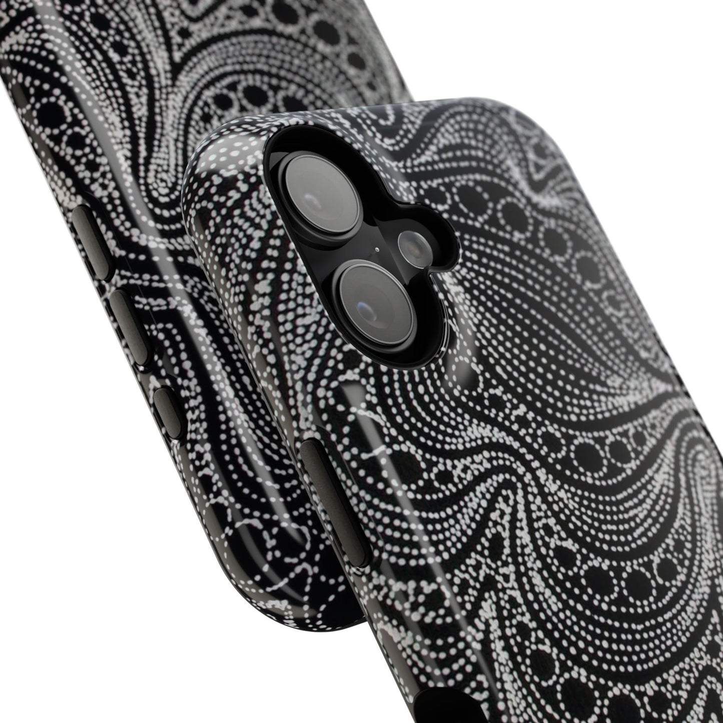 Abstract Midnight Lace Phone Case