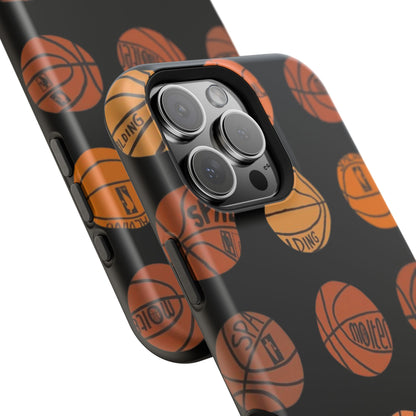 Black Basketball Phone Case