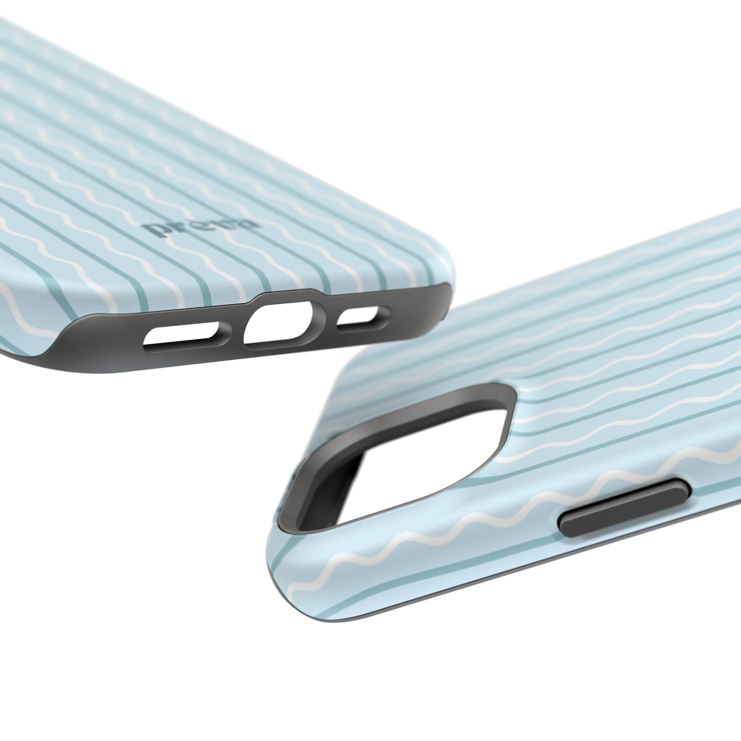 Blue Island Stripes Phone Case