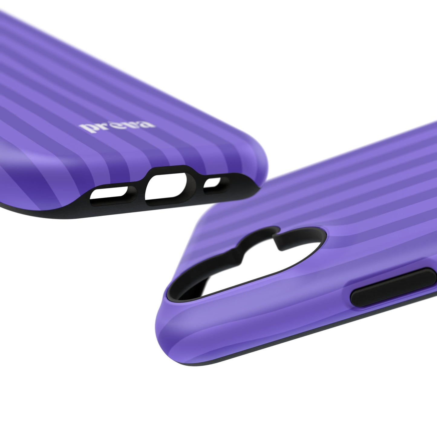 Dark Purple Stripes Phone Case