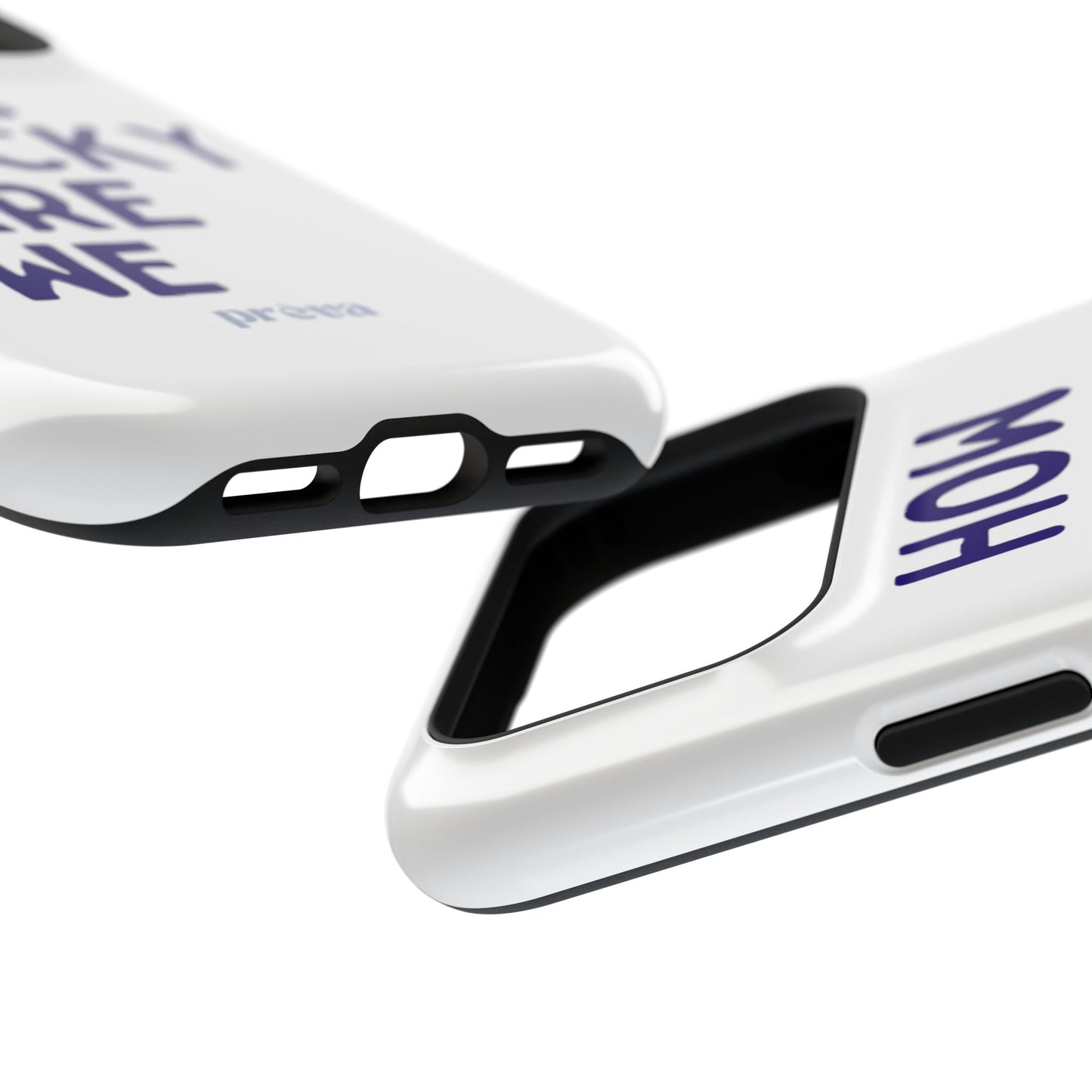 How Lucky Are We White Phone Case